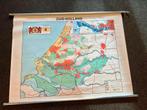 Wandkaarten van Nederland, alle provincies, Antiek en Kunst, Antiek | Schoolplaten, Ophalen of Verzenden, Aardrijkskunde