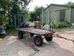 Platte wagen hooiwagen te koop, Zakelijke goederen, Agrarisch | Werktuigen, Ophalen