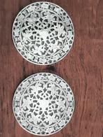 2x onderzetter Sterling 1e gehalte zilver, Ophalen of Verzenden, Zilver