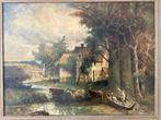 Richard Wilson ? olieverf schilderij, Antiek en Kunst, Kunst | Schilderijen | Klassiek, Ophalen