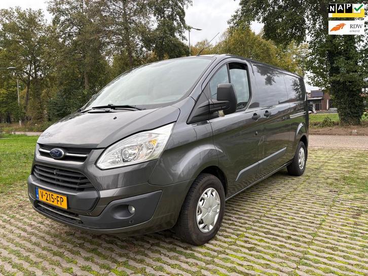 Ford Transit Custom 290 2.0 TDCI L2H1 Trend / airco / 2 zijd, Auto's, Bestelauto's, Bedrijf, Te koop, ABS, Adaptive Cruise Control