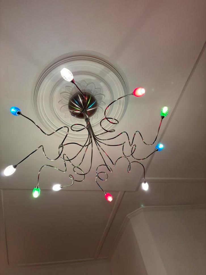 Lamp - mogelijk harco loor of look alike, Huis en Inrichting, Lampen | Plafondlampen, Zo goed als nieuw, Ophalen