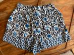 Vrolijk kort broekje H&M zomer maat 34, H&M, Kort, Blauw, Ophalen of Verzenden