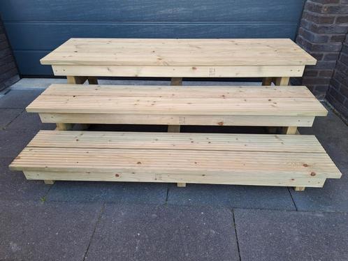 Stevig duurzame opstap Bordestrap stacaravan chalet maatwerk, Caravans en Kamperen, Caravan accessoires, Nieuw, Ophalen of Verzenden