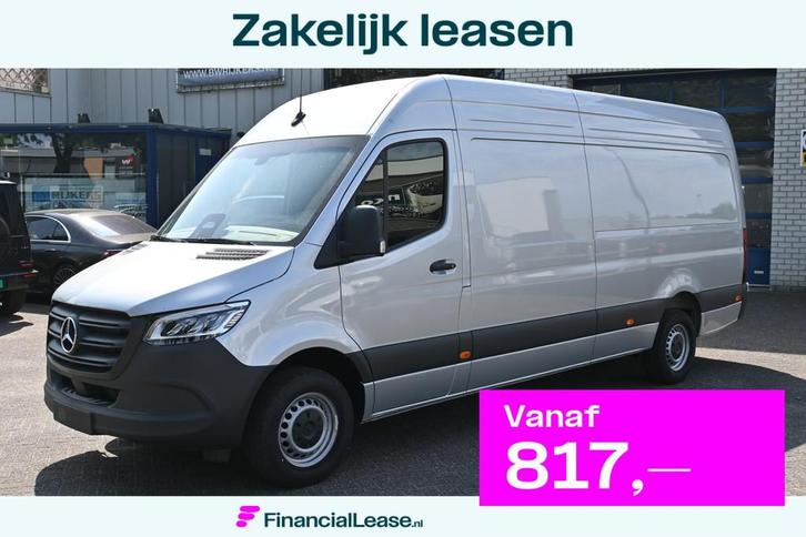 Mercedes-Benz Sprinter 317 CDI L3H2 Pro LED, Geveerde stoel,, Auto's, Bestelauto's, Bedrijf, Lease, Financial lease, ABS, Achteruitrijcamera