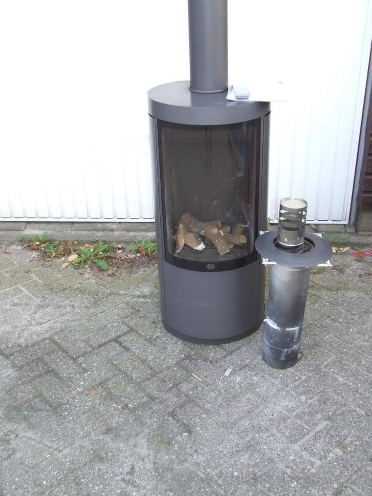 Dru Circo Gashaard met Gesloten Verbranding., Huis en Inrichting, Kachels, Zo goed als nieuw, Vrijstaand, Gaskachel, Gas, Ophalen