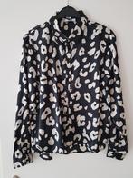 Zwarte panter blouse, Ophalen, Zo goed als nieuw, Maat 38/40 (M), Zwart