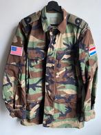 Vintage Camouflage Jas Korps Marniers- Maat S, Verzamelen, Ophalen of Verzenden, Landmacht, Nederland, Kleding of Schoenen
