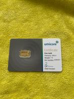 Umicore goudbaar 1 gram., Ophalen of Verzenden, Goud