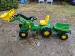Traptrekker John Deere 6210R + voorlader & aanhanger, Ophalen, Zo goed als nieuw, Trapvoertuig