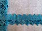 Blauw Kant van 3 cm. breed, Hobby en Vrije tijd, Naaien en Fournituren, Ophalen of Verzenden, Nieuw, Kant
