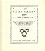 André Vlaanderen HET LETTERTEEKENEN - KOSMOS Amsterdam, Boeken, Ophalen of Verzenden, Gelezen