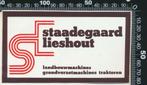 Sticker: Staadegaard - Lanbouwmachines - Lieshout (1), Verzenden, Zo goed als nieuw, Bedrijf of Vereniging