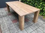 tafel eiken, Huis en Inrichting, Eikenhout, 200 cm of meer, Zo goed als nieuw, Rechthoekig