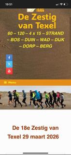 Startnummer 60 km van Texel - Ter overname aangeboden, Sport en Fitness, Loopsport en Atletiek, Overige merken, Overige typen