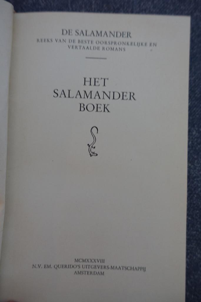 Het Salamanderboek (over der Salamander reeks), Boeken, Literatuur, Gelezen, Nederland, Ophalen of Verzenden