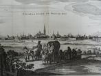 gravure zicht Den Bosch mensen en kar Ph. de Cantillon 1770, Verzenden