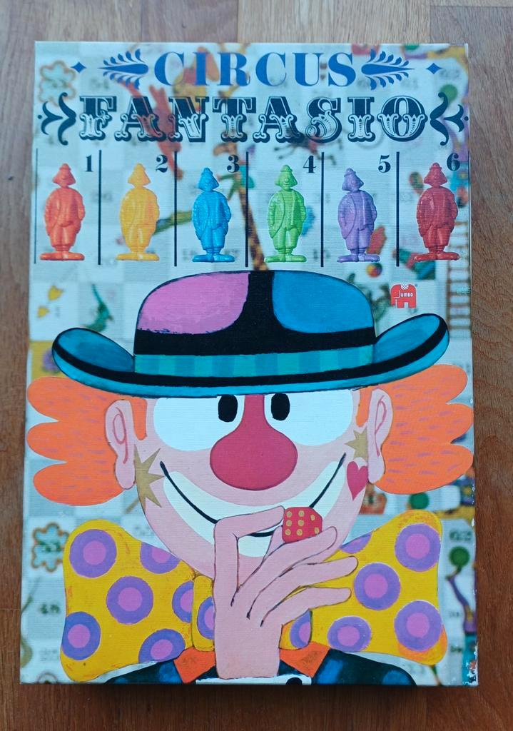 Vintage bordspel Circus Fantasio uit 1980 van JUMBO, Hobby en Vrije tijd, Gezelschapsspellen | Bordspellen, Nieuw, Ophalen of Verzenden