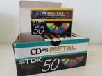 cassettebandje tape 7X TDK CDing METAL 50 sealed in box, Cd's en Dvd's, Cassettebandjes, 2 t/m 25 bandjes, Onbespeeld, Verzenden