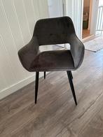 Kare Design Stoel, San Francisco fluweel grijs 2 stuks, Huis en Inrichting, Ophalen, Twee, Zo goed als nieuw, Stof