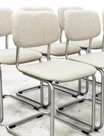 Vintage Gispen sledestoelen, info/aantal/prijs >beschrijving, Ophalen, Wit, The haystack, Zo goed als nieuw