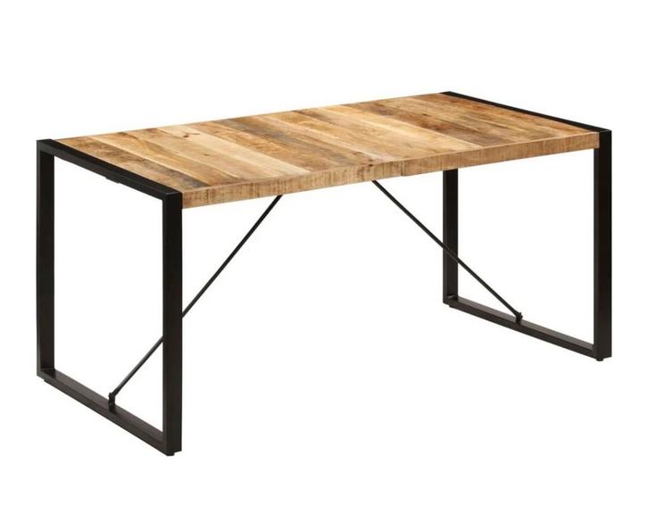 Eettafel massief mangohout, nieuw in doos, Huis en Inrichting, Tafels | Statafels, Nieuw, Ophalen of Verzenden