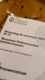 Sokhiev/Jussen 26 november Concertgebouw, Tickets en Kaartjes, Twee personen, November