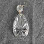 1 pegels diamant druppels onderdelen kroonluchter, Ophalen of Verzenden, Gebruikt, Glas
