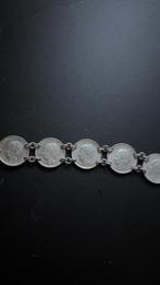 Munten armband, Ophalen of Verzenden, Zo goed als nieuw, Zilver