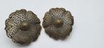 Bronzen sierknopen, Sieraden, Tassen en Uiterlijk, Broches, Brons, Bruin, Minder dan 4 cm, Ophalen of Verzenden