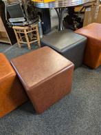 Poef 4 stuks. Zie foto’s., Ophalen, Minder dan 50 cm, Vierkant, Minder dan 50 cm