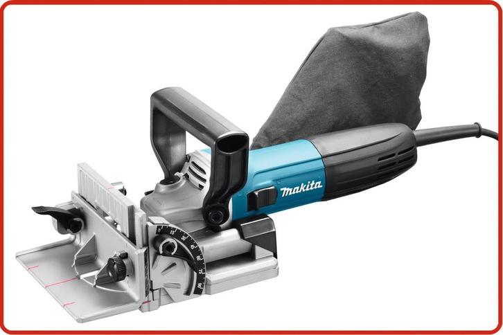 Makita PJ7000 lamellenfrees – biscuit joiner, Doe-het-zelf en Verbouw, Gereedschap | Freesmachines, Gebruikt, Elektrisch, Bovenfrees
