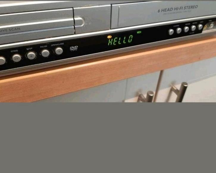 Philips DVP3350V DVD/VHS Combi Speler, Audio, Tv en Foto, Videospelers, Ophalen of Verzenden