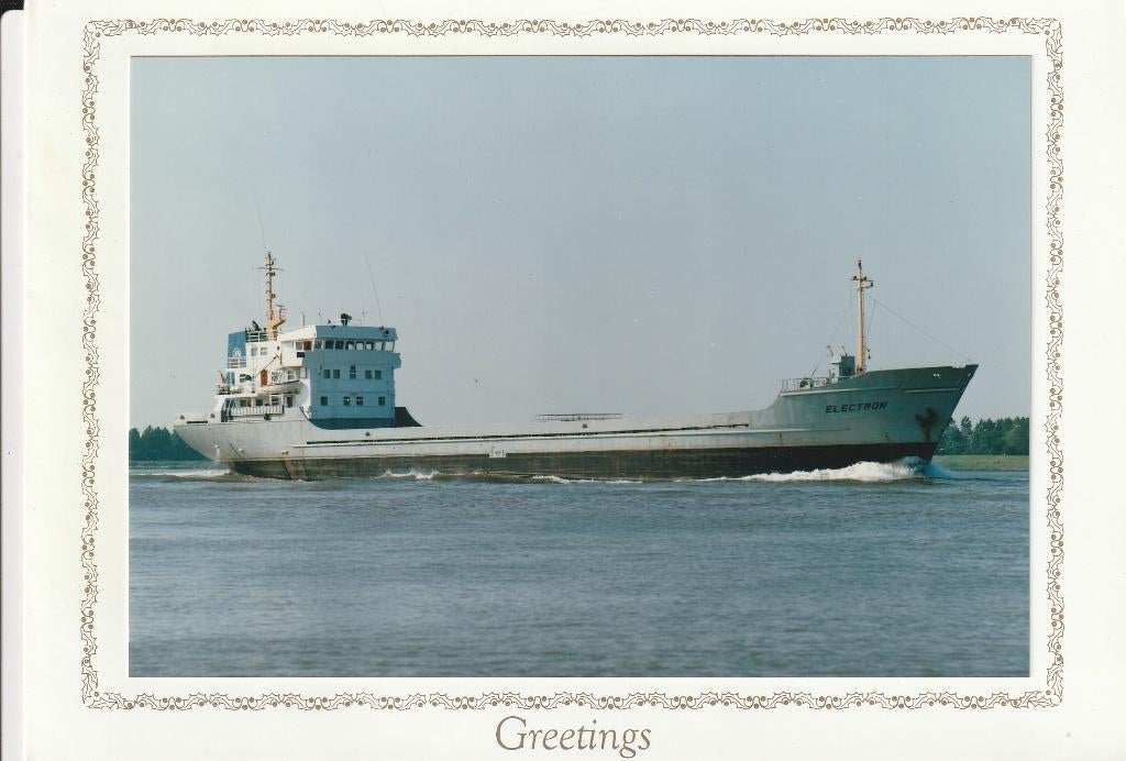 ms ELECTRON, Ophalen of Verzenden, Zo goed als nieuw, Motorboot, Kaart, Foto of Prent