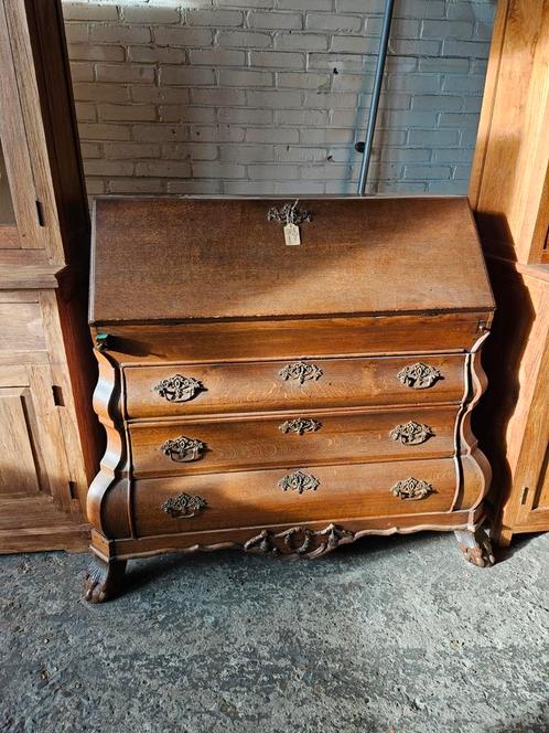 Prachtige antieke klepsecretaire/schrijfkabinet/bureaukast, Huis en Inrichting, Kasten | Secretaires, Ophalen