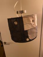 Lamp (stof) donker blauw met wit, Ophalen, Overige typen, 50 tot 100 cm, Zo goed als nieuw