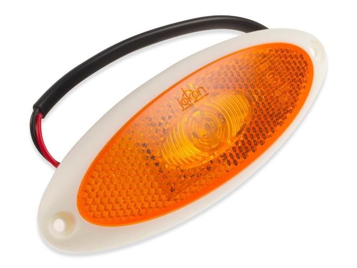 Jokon Zijmarkering LED SMLR2010 Ovaal Opbouw Oranje-Wit, Caravans en Kamperen, Kampeeraccessoires, Nieuw, Ophalen of Verzenden