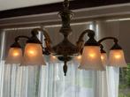 KLASSIEKE BAROK / ART DECO KROONLUCHTER 8 lamps STER motief, Huis en Inrichting, Lampen | Kroonluchters, Ophalen, Zo goed als nieuw