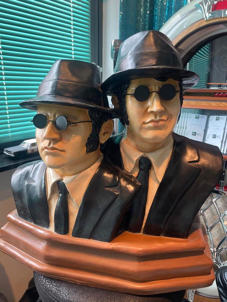 Blues Brothers Beeld - Uniek Decoratie Object, Verzamelen, Beelden en Beeldjes, Zo goed als nieuw, Ophalen