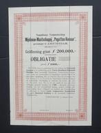 Mijnbouw Mij Pegattan Koesan ( Borneo / Ned.Indie ) 1898, Verzenden, Voor 1920, Aandeel