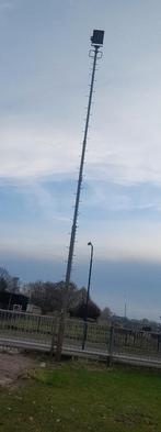 Lichtmast 16 mtr. terrein verlichting Bouwlamp 2000W, Ophalen of Verzenden, Zo goed als nieuw, 500 watt of meer, Overige typen