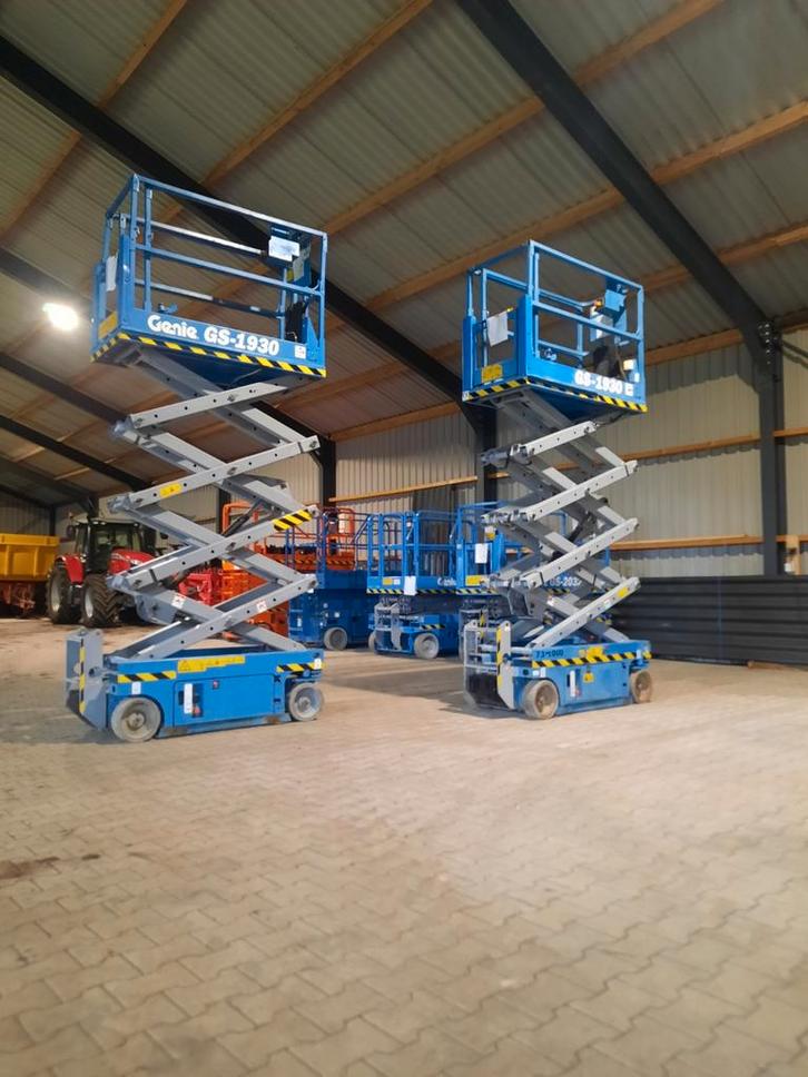 Genie GS1930 en GS1932 BJ 2015 schaarhoogwerker hoogwerker, Zakelijke goederen, Machines en Bouw | Liften, Steigers en Ladders