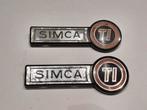Simca 1100 Ti embleem / emblemen, Auto-onderdelen, Ophalen of Verzenden, Gebruikt, Universele onderdelen