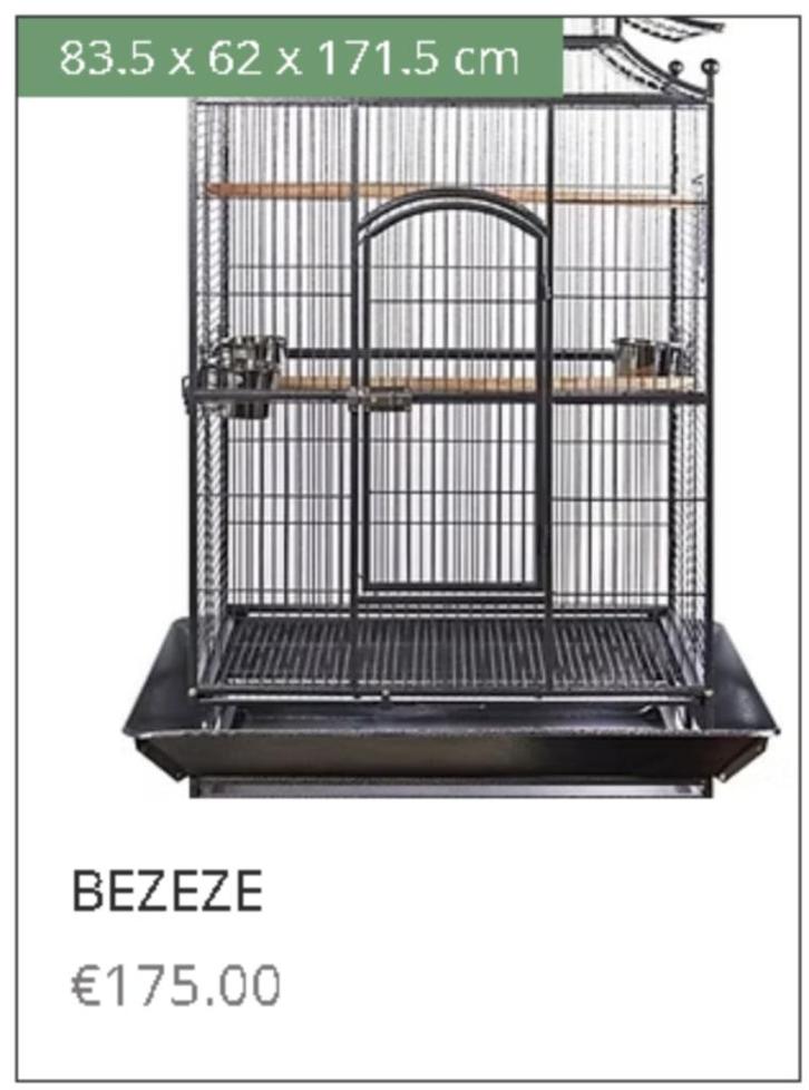 Fender papegaaienkooi meer dan 15 modellen prijslijst nieuw, Dieren en Toebehoren, Vogels | Hokken en Kooien, Nieuw, Vogelkooi