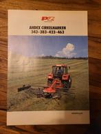 Tractor folder PZ 343 383 423 463 Andex Cirkelharken, Ophalen of Verzenden, Zo goed als nieuw