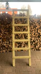 Brocante oud hout ladder/ trap decoratief  ophalen, Ophalen