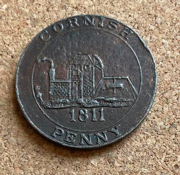 Penning - United Kingdom - CORNISH 1811 PENNY beschikbaar voor biedingen