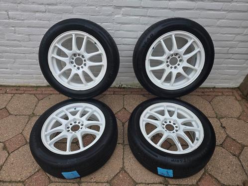 17" Work Emotion CR Kai, Auto-onderdelen, Banden en Velgen, Banden en Velgen, Zomerbanden, 17 inch, 205 mm, Personenwagen, Gebruikt