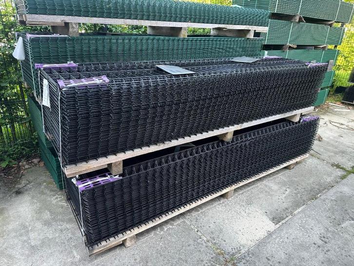 50x Enkelstaafs hekwerken 63/250cm €650,-, Tuin en Terras, Gaas en Draad, Zo goed als nieuw, Draad, Minder dan 10 meter, Ophalen
