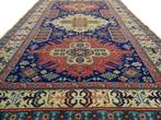Perzisch tapijt - Adler Kazak - 183 x 122 cm - Handgeknoopt, Gebruikt, 100 tot 150 cm, Crème, Ophalen of Verzenden